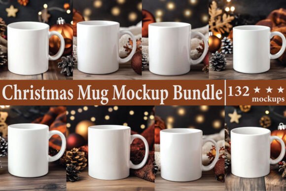 Download Christmas Mug Mockup Bundle - Mug mockup Collection