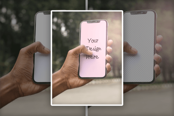 Download IPhone Screen Mock-up, Editable Mockup - Premium Resources