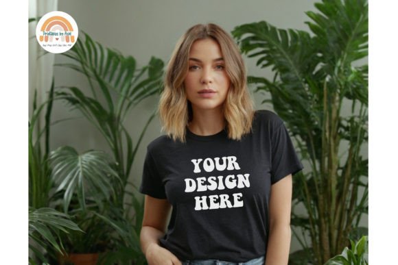 Download Women's Black Shirt Mockup - Black shirt mockup Collection