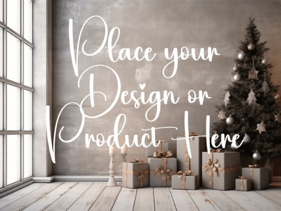 Download Christmas Background for Product Mockups - Mockups Collection