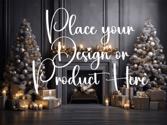 Download Christmas Background for Product Mockups - Mockups Collection
