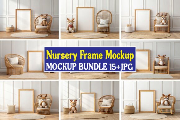 Download Nursery Frame Mockup Bundle 03 - Premium Resources