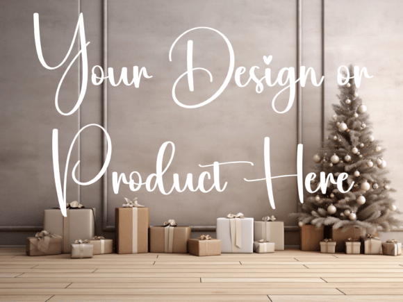 Download Christmas Background for Product Mockups - Mockups Collection